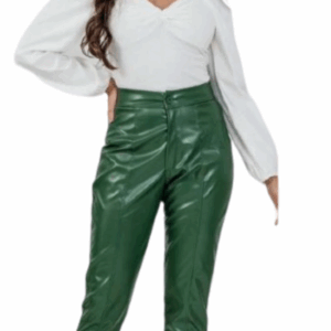 Calça de Couro Ecológico Averrzi