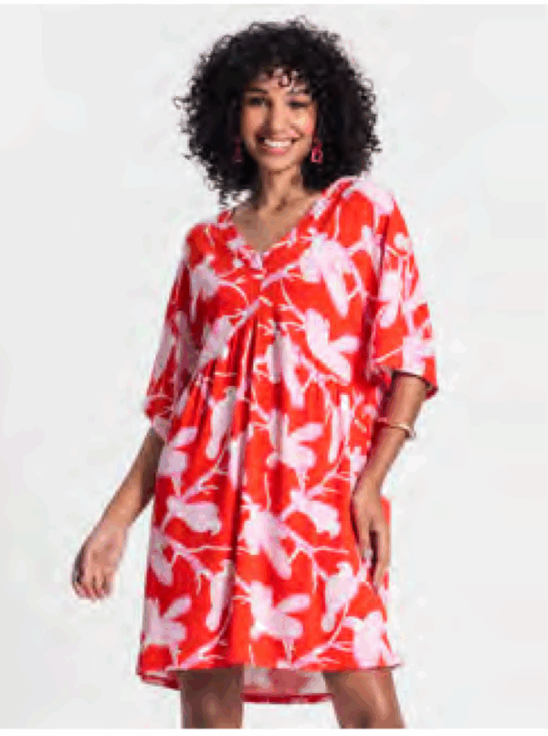Vestido Estampado Malha
